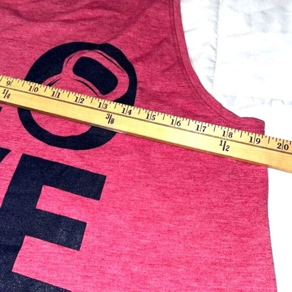 Sport-Tek Ladies Love Kettlebell Racerback Tank Top XL Pink - Picture 4 of 5